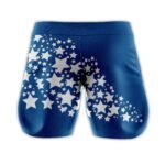 Blue Physique Shorts with Stars