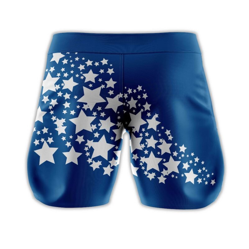 Blue Physique Shorts with Stars