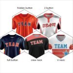 Baseball jersey style