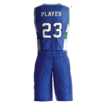 High Quality Heat Transfer Printed Custom Basketball Jersey