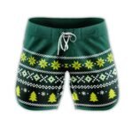 2025 Christmas Style Green IFBB Shorts