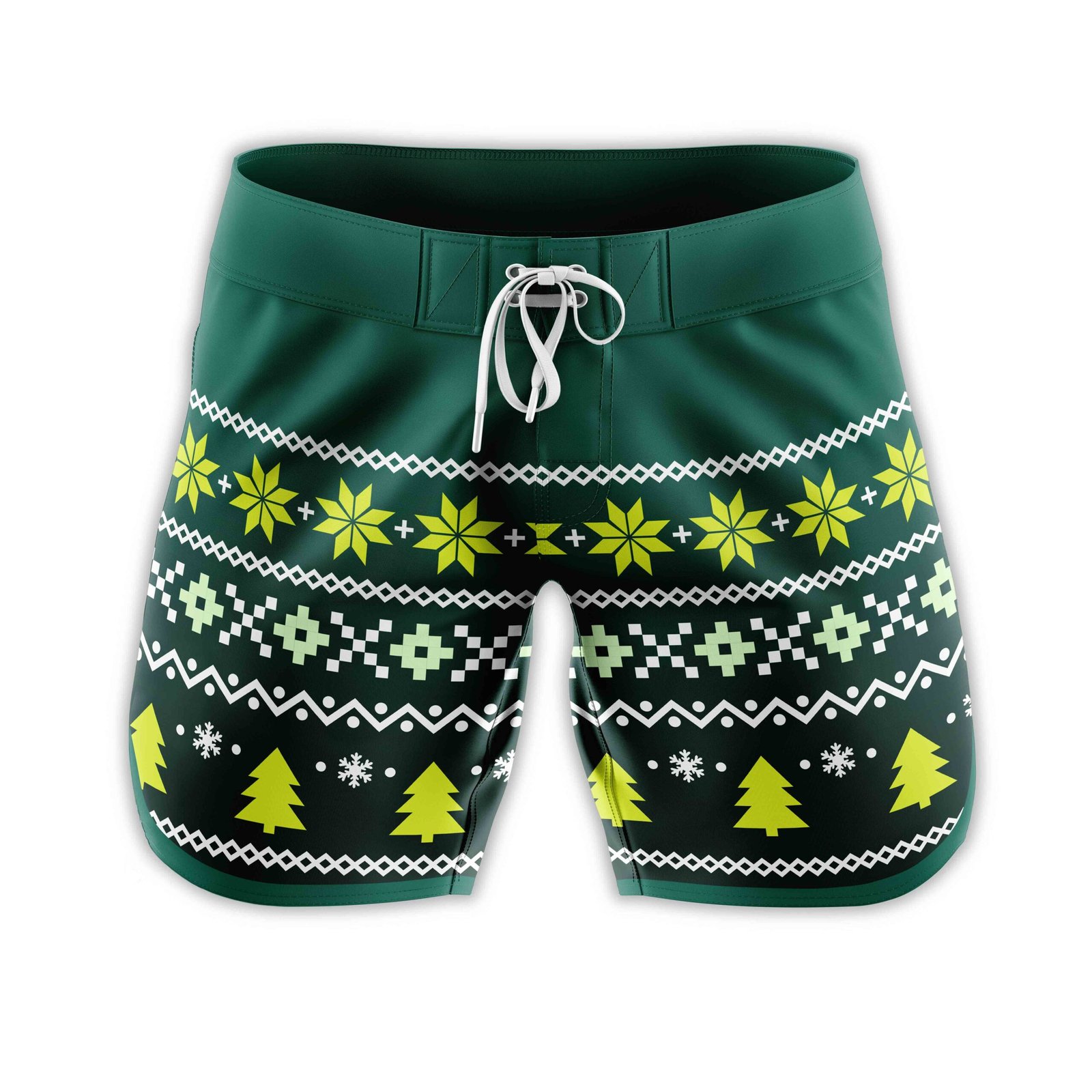 251111-3Front 2025 Christmas Style Green IFBB Shorts