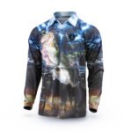 Polo collar fishing jersey