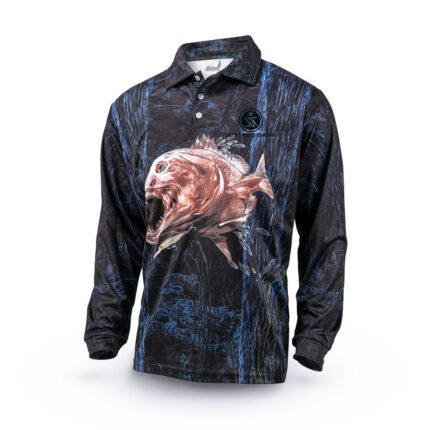 Black Fishing Jersey