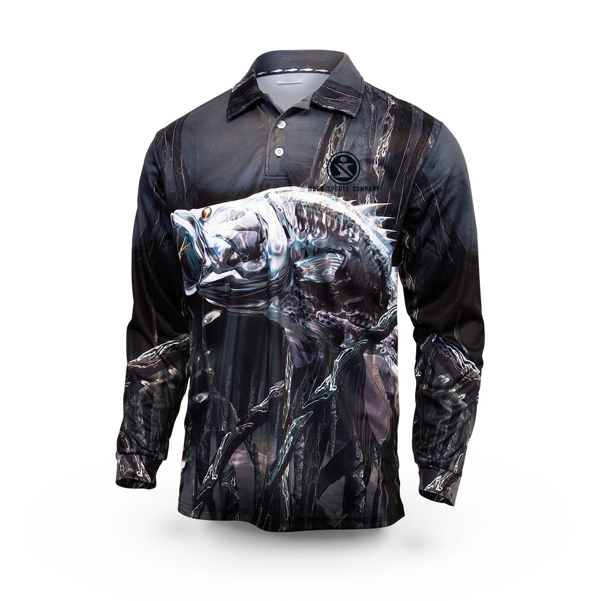 Chromed Barra V2 Fishing Jersey (1) Durable Outdoor Fishing Wear