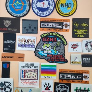 customized label and patch
