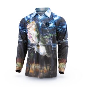 Polo collar fishing jersey