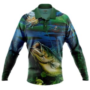 Sun-Protective Custom Fishing Jersey